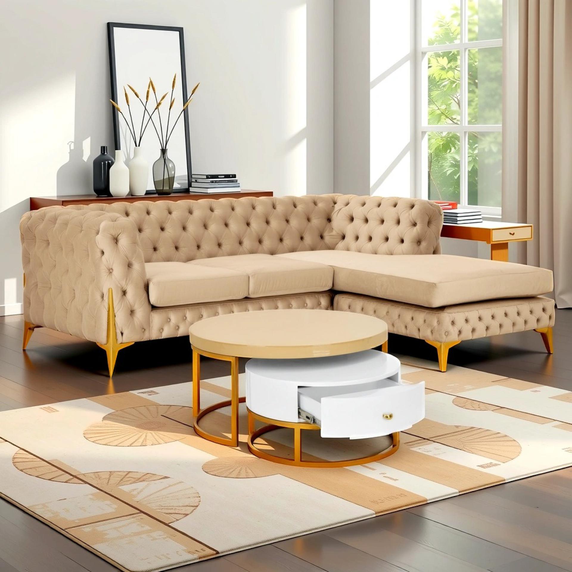Mascara L Shaped Couch